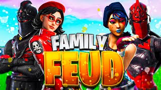 FORTNITE FAMILY FEUD  Me Vs My Family In A CUSTOM Duos Match [upl. by Braunstein]