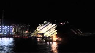 Costa Concordia watch the time lapse video [upl. by Ainoz]