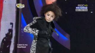 김나영조혜련유채영  Heartbeat  스타댄스대격돌 100214 [upl. by Ajim]