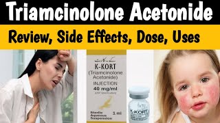 Kenacort Injection Uses and Side Effects  KKort Injection Uses in Urdu  Triamcinolone acetonide [upl. by Aivlis111]