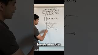 EASILY iterate double integrals under a region shorts maths calculus education [upl. by Acirre]