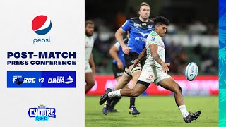 24 Round 12 vs Western Force  PEPSI PostMatch Press Conference [upl. by Krishna]