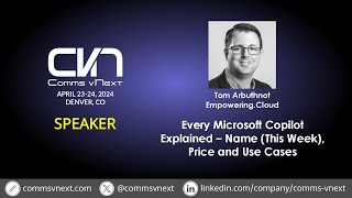 2024  Tom Arbuthnot  Every Microsoft Copilot Explained – Name This Week Price and Use Cases [upl. by Boles]