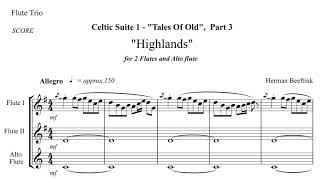 Herman Beeftink  Celtic Suite 1 quotTales of Oldquot SHEETMUSIC [upl. by Yme414]