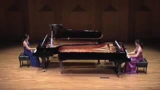 Scaramouche Op165b  Darius Milhaud for 2 Pianos 4 Hands [upl. by Ahse]