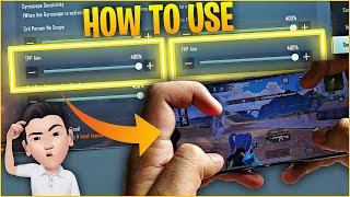 HOW TO USE TPP AIM AND FPP AIM SENSITIVITY  HOW TO USE AIM FEATURE IN PUBG MOBILE [upl. by Teplitz]