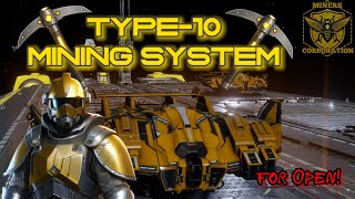 OPEN MINER  Mining System Type10 Buildguide with Torval Lances THE PALADIN of Elite Dangerous [upl. by Africa]