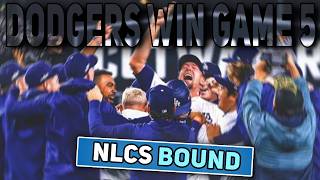 The Dodgers BEAT The Padres to ADVANCE to The NLCS [upl. by Eiramik359]