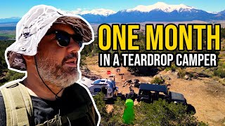 Exploring The Colorado Rockies In A Teardrop Camper For 30 Days  Full Adventure Video [upl. by Ube]