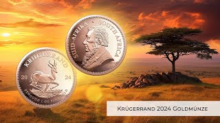 Krügerrand 2024 Goldmünze  1 Unze  Krugerrand  South African Mint  Rand Refinery  myVALOR [upl. by Buford]