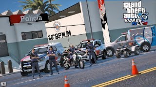 GTA V  Vida de Policia  NOVO BATALHÃO E NOVAS VIATURAS PARA OS PMESP [upl. by Reivaj]