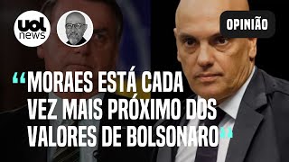 Alexandre de Moraes aplica padrão Bolsonaro contra golpistas diz Josias de Souza [upl. by Hsatan]