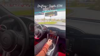 Drift training with Toyota GT86 Cosworth supercharger toyotagt86 drifting onboard [upl. by Rojam]