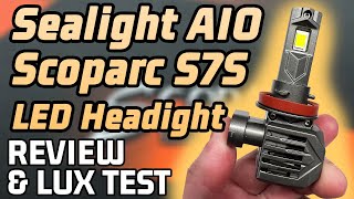 Sealight Scoparc S7S  BEST “All In One” LED Headlight for Reflector Tested So Far [upl. by Politi736]