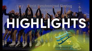 Highlights Free Skating WorldSynchro  Stockholm 2018 [upl. by Irena]