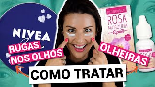 CREME para ÁREA dos OLHOS  Creme Nivea e Óleo de Rosa Mosqueta [upl. by Vani]