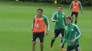 VfL Wolfsburg  Kevin Pannewitz  Probetraining [upl. by Gulgee]