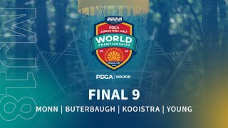 2024 PDGA Junior Disc Golf World Championships  MJ18 FINAL 9  Monn Buterbaugh Kooistra Young [upl. by Cristiano]