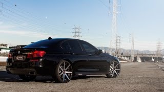 2015 BMW 550i  Curva Wheels C47 Machined Black [upl. by Ayel]