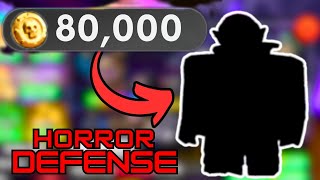 I Spent 80000 Coins in Horror Tower Defense to Summon a secret unit Roblox [upl. by Nylhtac525]