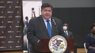 Gov JB Pritzker kicks off the Family Relief Act tax rebate check rollout [upl. by Diskson69]