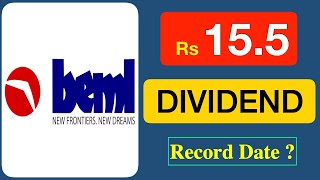 BEML Dividend 2024 [upl. by Adnalu]