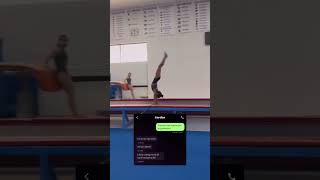 This Handspring was AMAZING BEASTmode gymnastics gymnast [upl. by Fulmer]