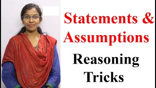 Statements and AssumptionsReasoning Tricks [upl. by Cirnek745]