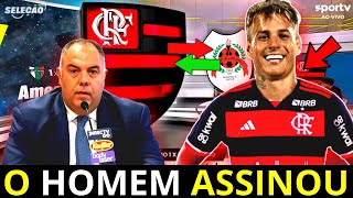 💥URGENTE GE CONFIRMOU TUDO MENGÃO ACERTOU A MAIOR CONTRATAÇÃO ÚLTIMAS NOTÍCIAS DO FLAMENGO HOJE [upl. by Latrina]