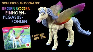 Schleich ® Happy Meal ® Regenbogen Pegasus Einhorn Fohlen 2023  Bayala ® Limited Edition  Unboxing [upl. by Gan59]