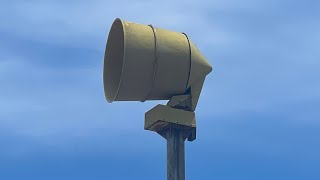 ACA P50 Siren test Bad Rotator [upl. by Annahtur552]