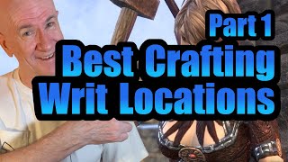 ESO Crafting Writs Best Locations Guide  Daggerfall Covenant Part 1 [upl. by Ydnem339]