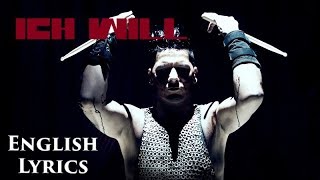 RAMMSTEIN quotIch Willquot English Lyrics HD [upl. by Nwahsel]