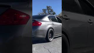 700whp G37 doing burnouts automobile infiniti g37 supercharged [upl. by Novick414]