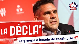 LOSC PRESS  Lessentiel de la conf de présentation de Jocelyn Gourvennec 🎙 [upl. by Enimaj691]