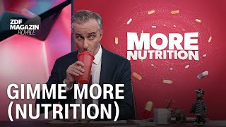 More Nutrition – harmloser Hype oder bedenklicher Boom  ZDF Magazin Royale [upl. by Annasor]