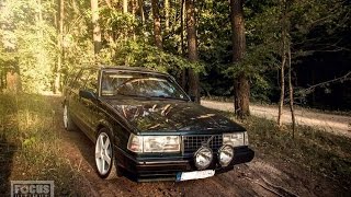 Volvo 940 23 turbo magnaflow exhaust sound and flames [upl. by Enitsirhc]