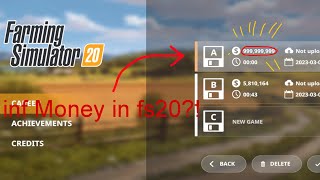 infinite money glitch in farming simulator 20 MOBILE [upl. by Gievlos]