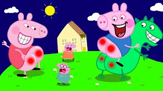 Zombie Apocalypse Zombies Appear At The Forest  Peppa Pig Funny Animation [upl. by Ehcrop]