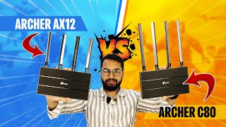 দেখতে এক হলেও কেন ভিন্ন TPLink Archer AX12 vs Archer C80 Router Comparision and Reivew [upl. by Murielle562]