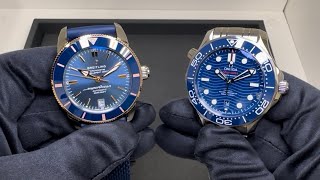 Omega Seamaster 300M vs Breitling Superocean Heritage [upl. by Neelrad]