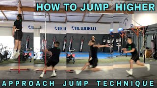 Approach Jump Technique  How To Jump Higher [upl. by Lambart85]