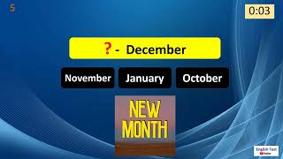 Month of the Year Worksheet Quiz [upl. by Neelya395]