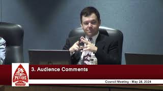 Peters Township Council  Regular Meeting  May 28 2024 [upl. by Ris]