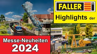 Highlights und Preise der FALLER MesseNeuheiten 2024 in Spur H0  N [upl. by Aihsei]