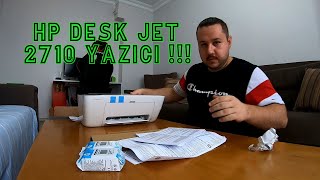 HP DESK JET 2710 RENKLİ YAZICI AÇIMI VE KURULUMU [upl. by Turrell]