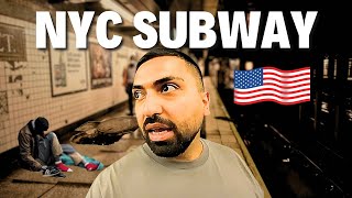 Inside the NEW YORK Subway DISGUSTING [upl. by Bartolome]