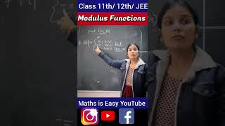 Modulus functions  Limits amp Derivatives Class 11 Math Ch 13 shorts youtubeshorts ashortaday jee [upl. by Merralee442]