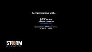 IBM Watson Ecosystem Partner Interview  Jeff Cohen CoFounder of Welltok [upl. by Nivalc721]