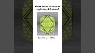 Adenovirus infectionquestionanswer microbesinhumanwelfare biology youtubeshorts neet [upl. by Yelrebma]